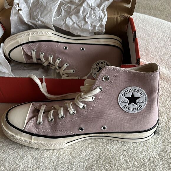 NEW Pink Converse Chuck 70 High Tops  Classic/Retro Mauve Sneaker W‎ 10 / M 8 - Picture 4 of 9